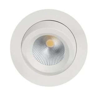 Witte brandwerende downlights