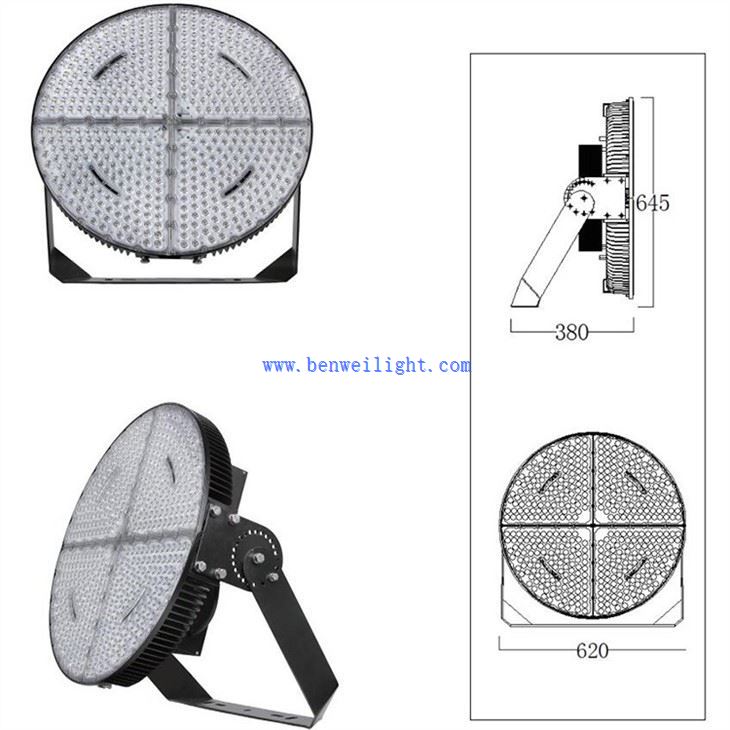800w led basketbalveldverlichting