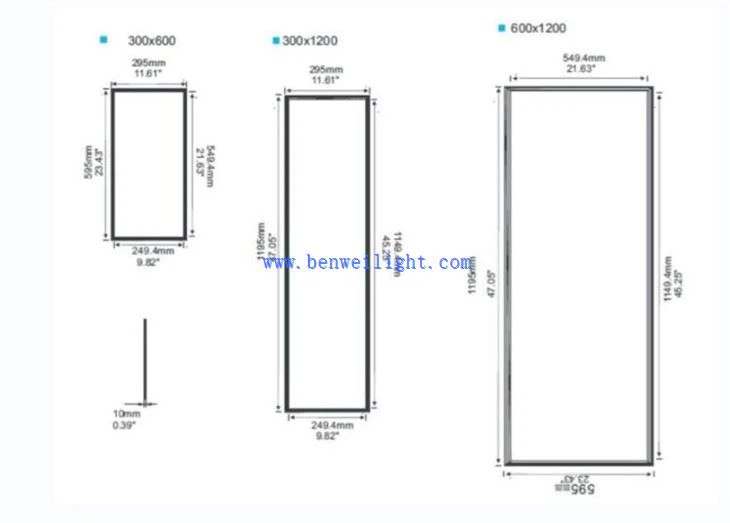 Flat Panel Flush Mount Light