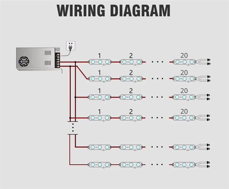 rgbw led injection module 2