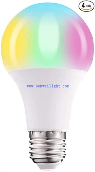 E27 basiskleur veranderende led-lamp