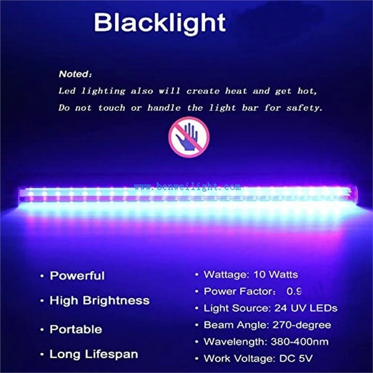 USB UV Light Tube For Blacklight