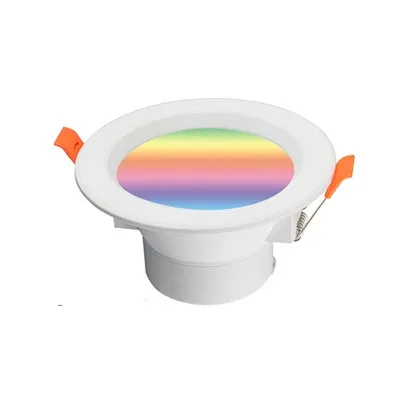 Slimme RGB LED-downlight, app-gestuurde inbouwplafondlamp