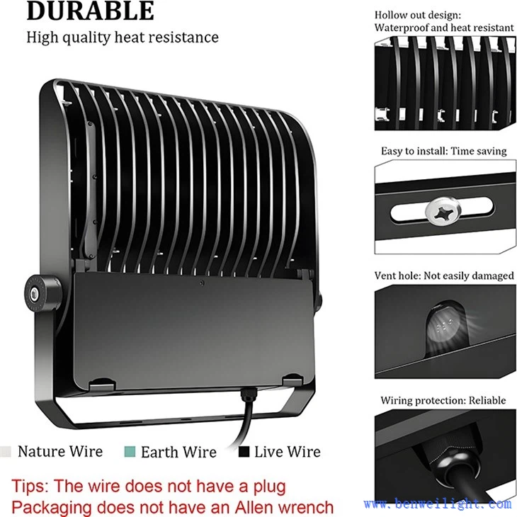 LED Flood Light, High Brightness, 5-Year Warranty, Hot Selling high quality