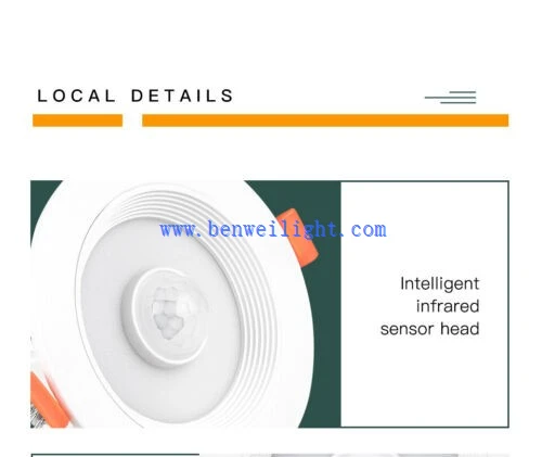 PIR Motion Sensor LED Ceiling Downlight 2