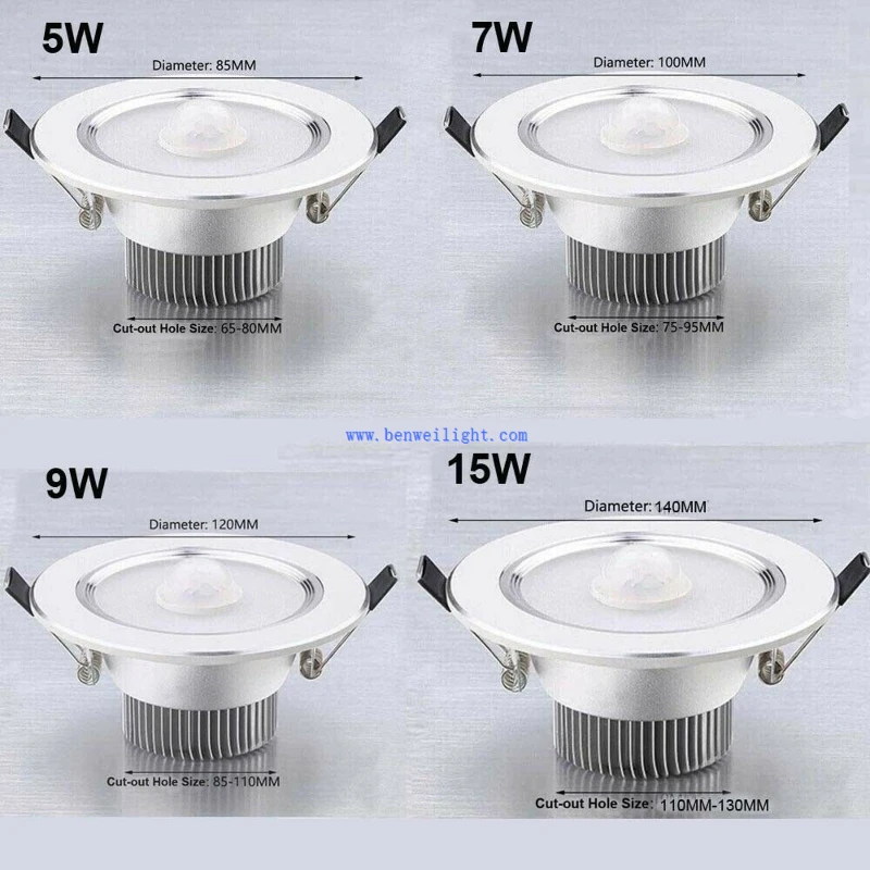 PIR Motion Sensor LED Ceiling Downlight 1 PIR Motion Sensor LED Ceiling Downlight 1
