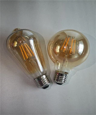 E14 G45 LED-kaarslamp: 6W warm wit 360 graden helder filament