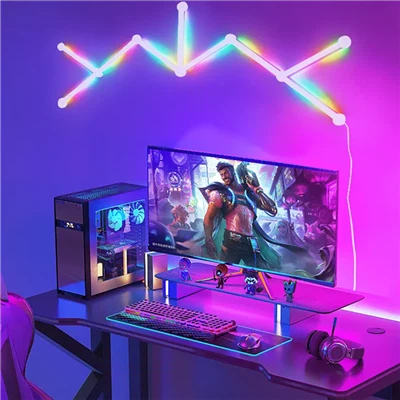 Slimme RGB LED-wandlampen – Muzieksynchronisatie en gamingkamerdecoratie